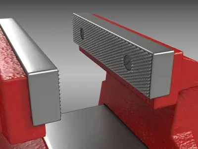 A Red Vice 3D model