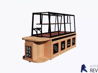 Grocery stand -Revit 2018- 3D model