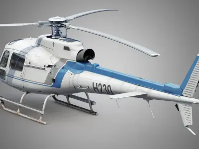 Eurocopter H125 Private 3D model
