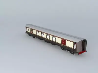 Eco Rail Track PullMan Dummy Old Steam Days Free 3D model