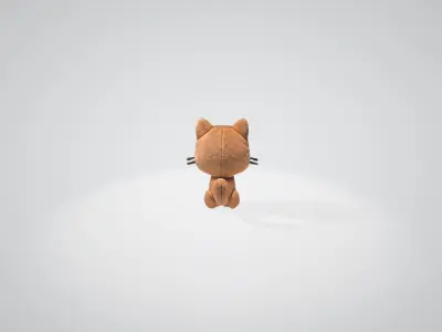 Kitten plushie  3D model