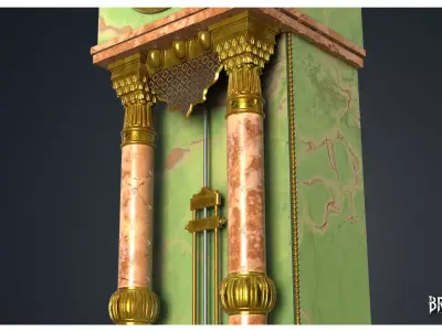 Tall Clock - Clocks 1900s 3D model