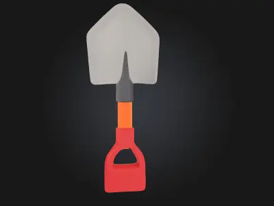 Shovel Emoji  Dig Into Fun 3D model