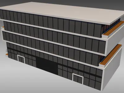 Commercial Building 011 3D model