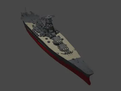 IJN yamato  3D model