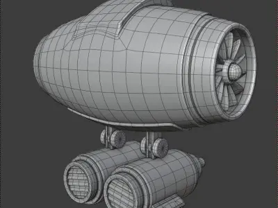 ROBO GUN 3D model