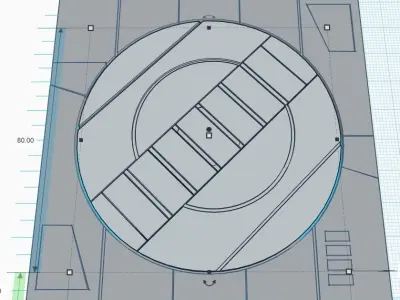 Mecha Hangar Bay Base -MHB01 B-only- Free 3D print model