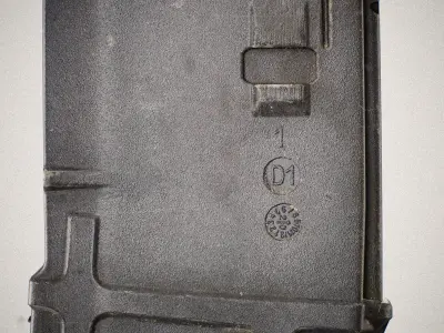 Magpul PMAG30 Gen 3 Low-poly 3D model