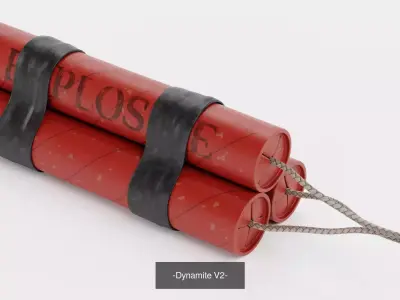 Dynamite Collection - Modular Explosive Props 3D Model Pack