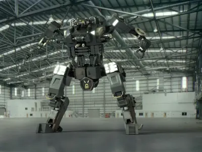 robot warmachine 3D model