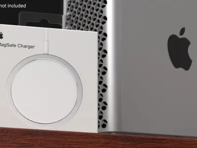 Apple MagSafe Charger Packaging 3D model