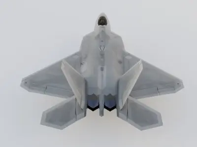 F-22 RAPTOR FIGHTER JET Low-poly 3D model