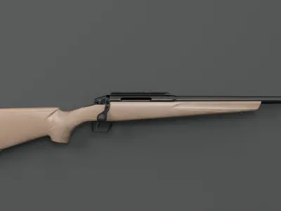 Remington 783 Heavy Barrel Low-poly 3D model
