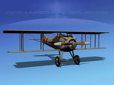 SPAD SXIII V15 3D model