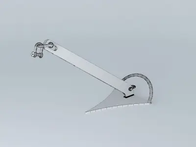 Bow anchor 9 kg 3D model