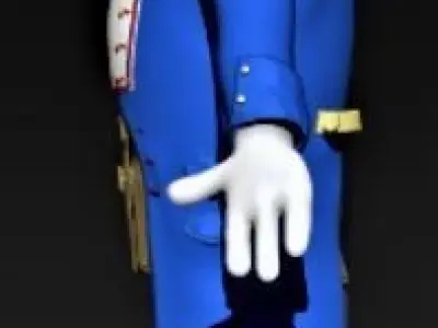 Officer Bugs Bunny Free 3D print model