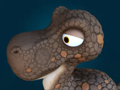 Cartoon Dinosaur  3D model