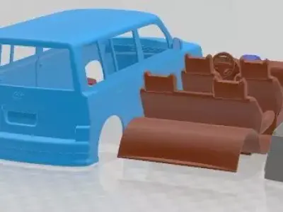 Scion xB 2003 Printable Car 3D print model
