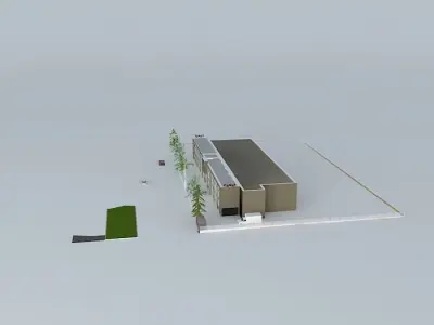 food factory Free 3D model buy