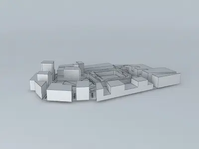 Castle-fortress of Santa Pola. Urban Environment Free 3D model