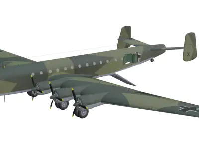 Junkers Ju 390 Low-poly 3D model purchase