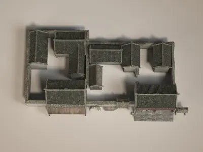 Ancient architecture 3D model