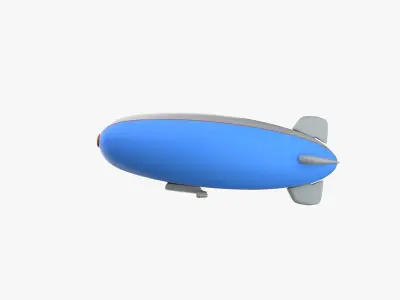 Air Balloon 3D Illustration 3D model