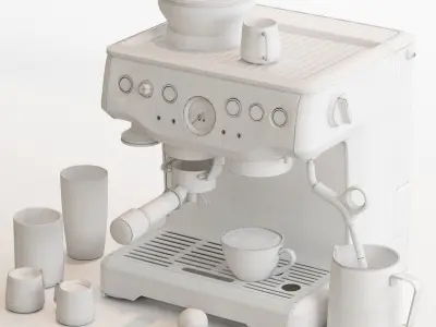 Breville Barista Express Espresso- BES870XL 3D model