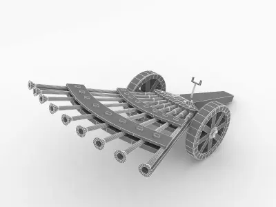 DaVinci Machine Gun 3D model