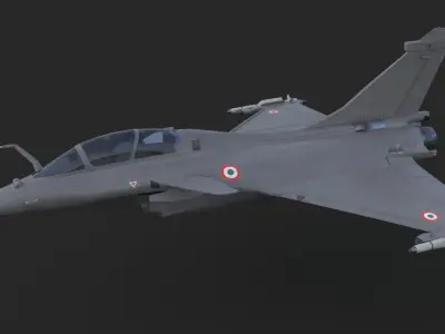 Aircraft Rafaele B Fly  Low-poly 3D model