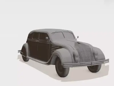 Retro Zoom Classic Toy Car  Kid-Friendly Cartoon 3D Printable 3D print model
