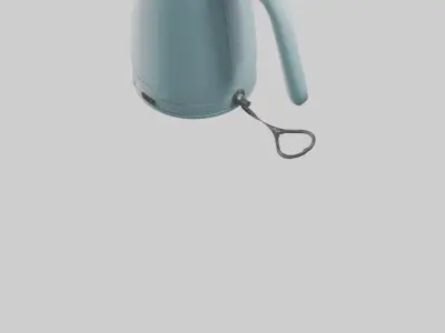 Electric kettle model Low-poly 3D model
