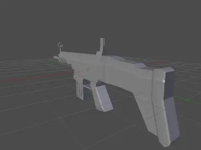 SCAR H NOTEXTURE Free 3D model