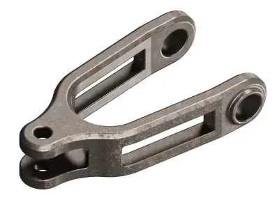 Rusty Premium Bike Yoke 3D model