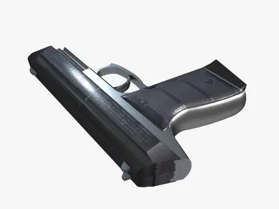 Pistol gun 3D model