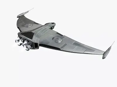 Spaceship Bird Style 3D model
