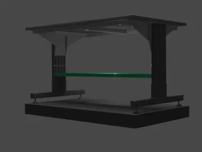 WORK TABLE - BLENDER Free 3D model