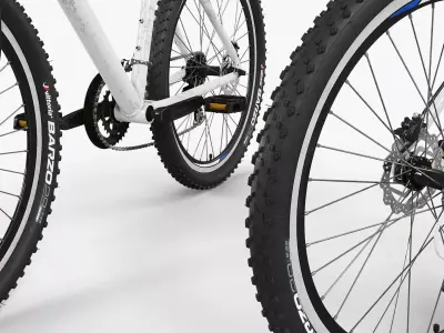 Sport Mountain Bike Hardtail Vittoria Barzo Tires Gray 3D model