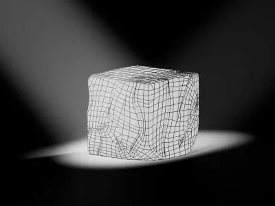 Magical Cube Low-poly 3D model