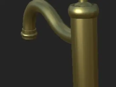 Hamnskar Water-mixer Low-poly 3D model