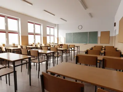 Classroom 3D model buy
