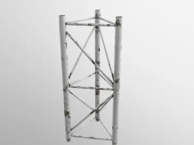 trussing system 3 sticks collection 3D model
