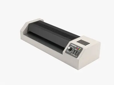 Laminating Machine Low-poly 3D model