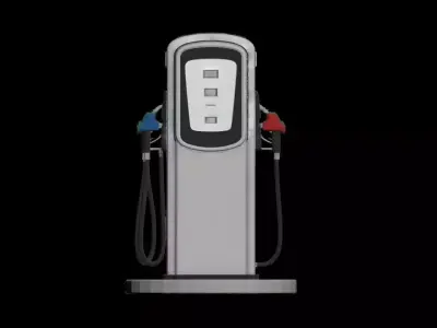 gas pump 3d model 3D model