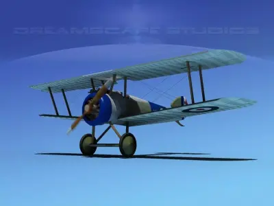 Sopwith Camel 3D model V7