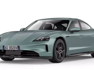 Porsche Taycan 2025 3D model