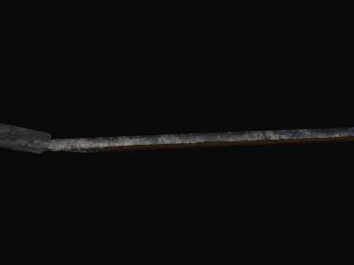 shovel 3D model 2