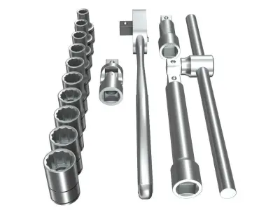 Socket Set 3D model