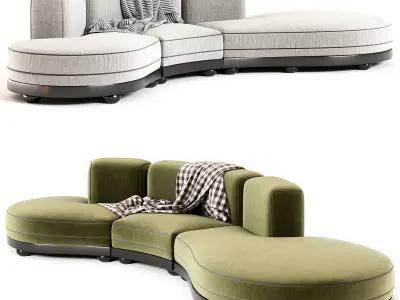  MEKONG Sofa By ETRO Home Interiors 3D model