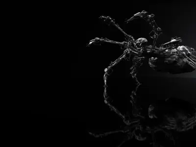 The MechArachnid - Mechanical Spider Rig 3D model